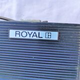 Portable typewriter with its Royal 240 brand box made japan