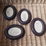 4 mini oval frames