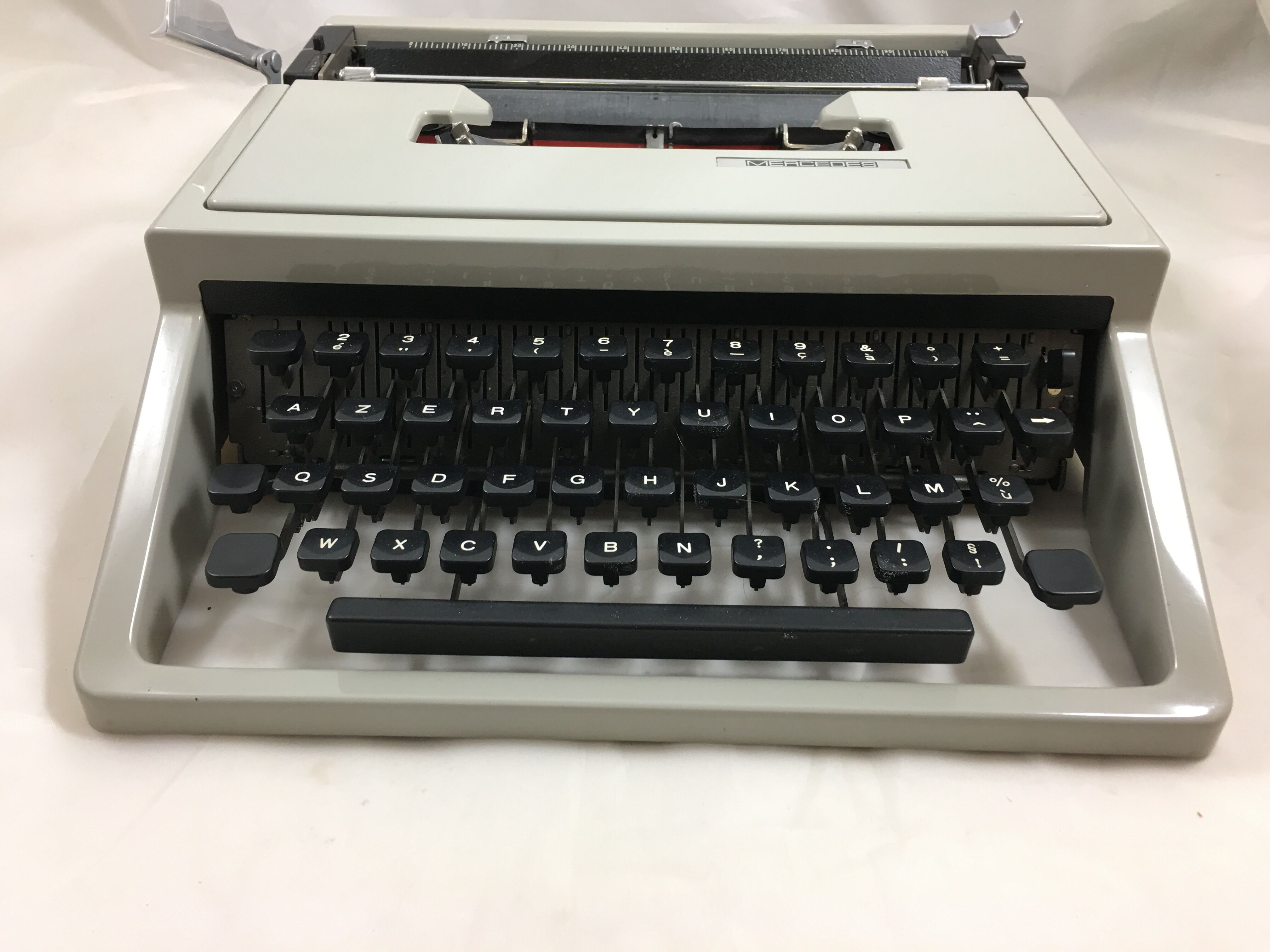 Mercedes portable typewriter with suitcase