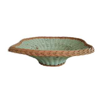 Old rattan basket