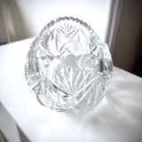 Large cut crystal planter in the Saint-Louis style.