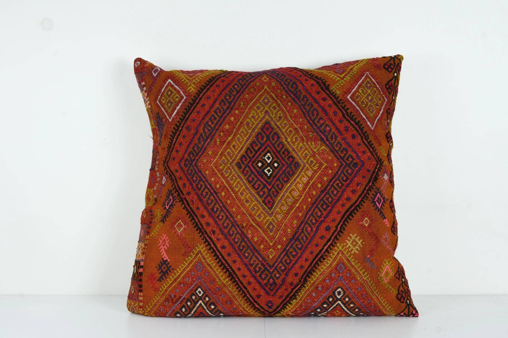 Vintage kilim cushion cover 46x46 cm