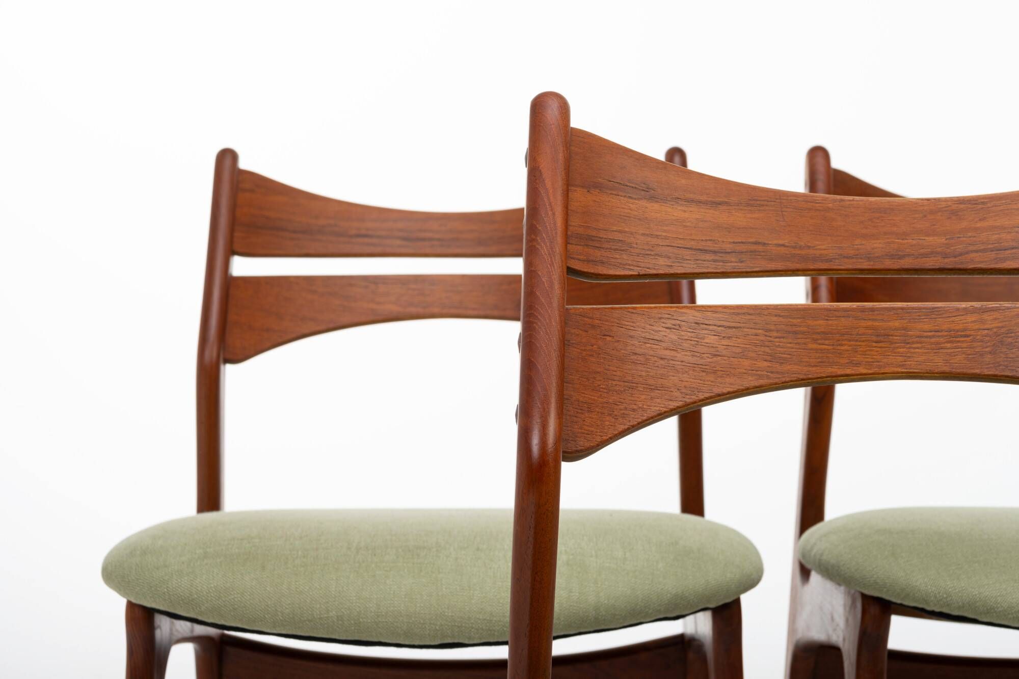 Vintage Dining Chairs by Erik Buch for Christian Christensen Møbelfabrik, 1960s, Set of 6