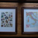 Original lithographs on Paris (maps)