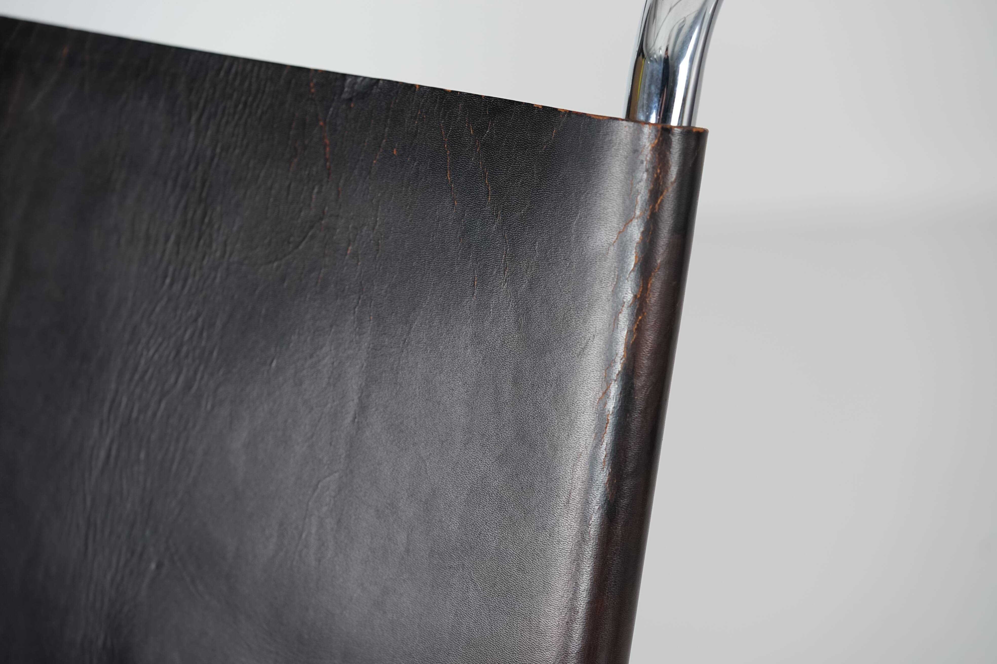 MR30/5 Tubular Steel Arm Chair by Ludwig Mies van der Rohe for Knoll Set of