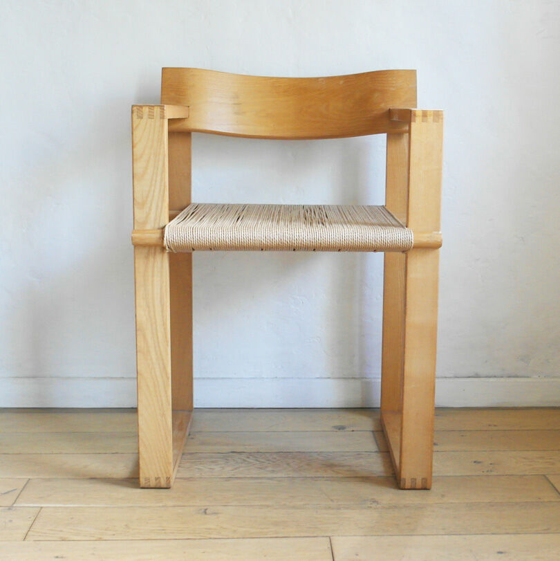Fauteuil bois et corde