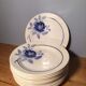 Suite of 12 plates dessert St Amand