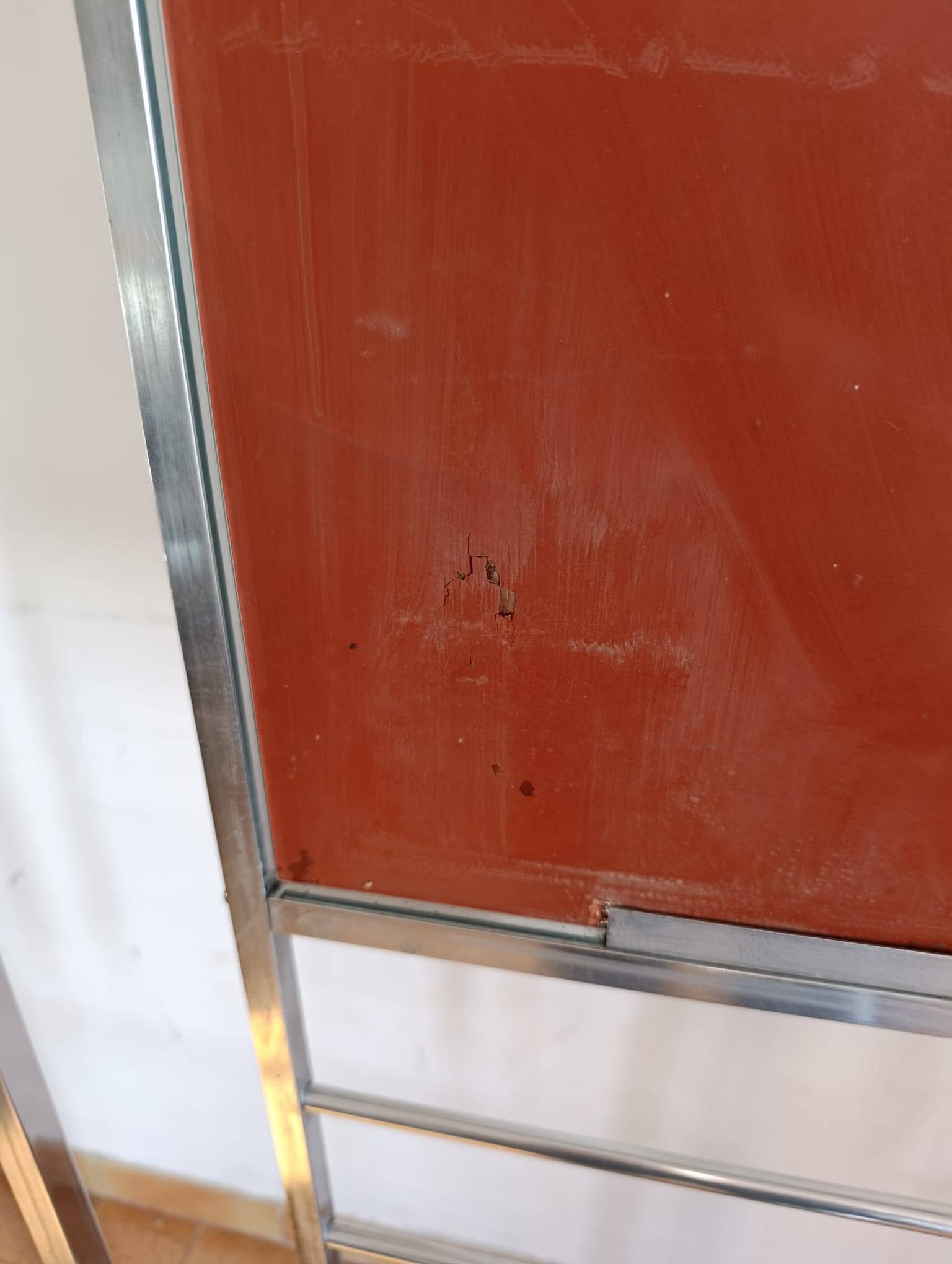 Vintage coat rack / hanger in chrome brass - Art Deco