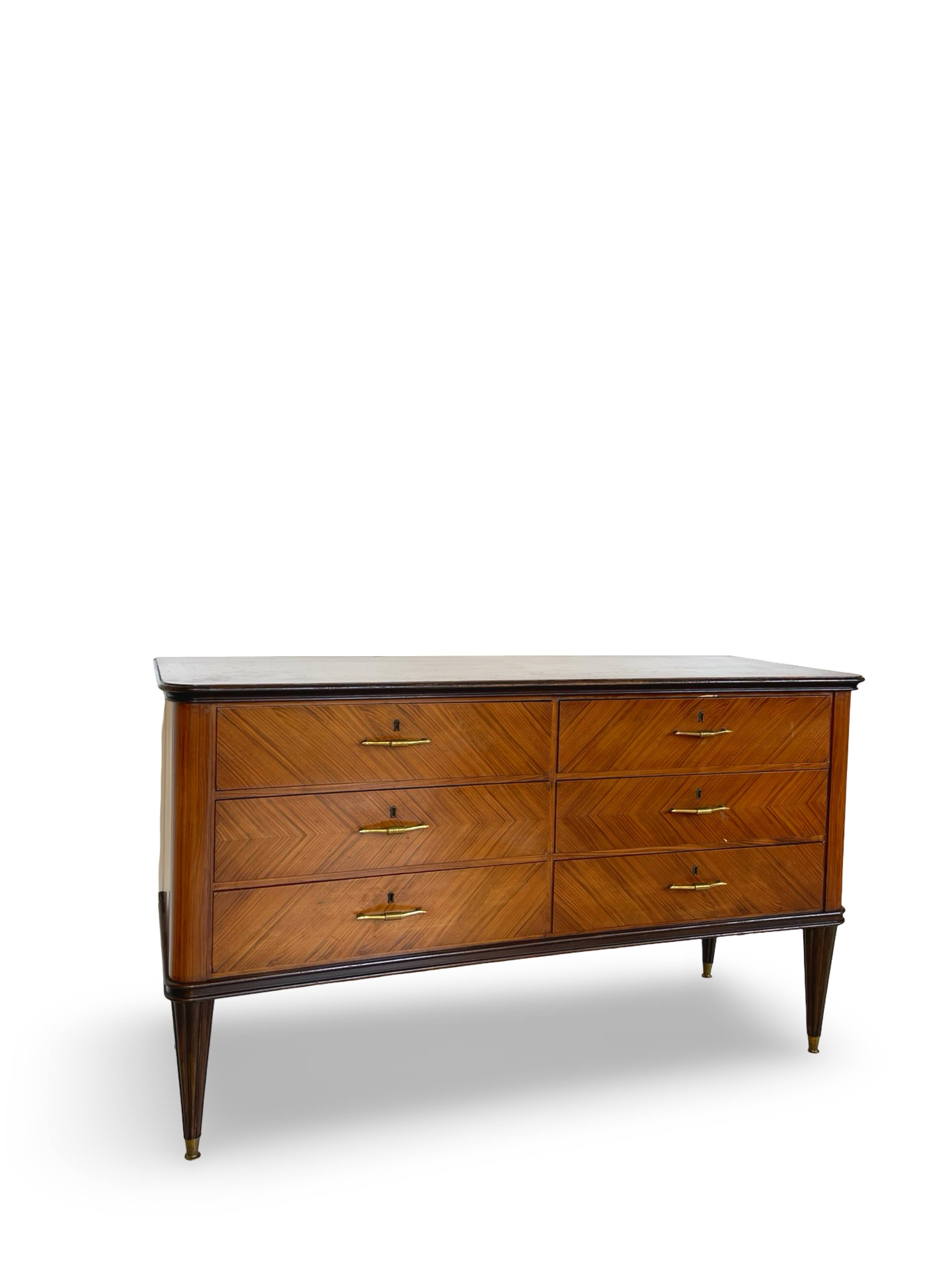 An Italian chest of drawers from the mid-20th century.
