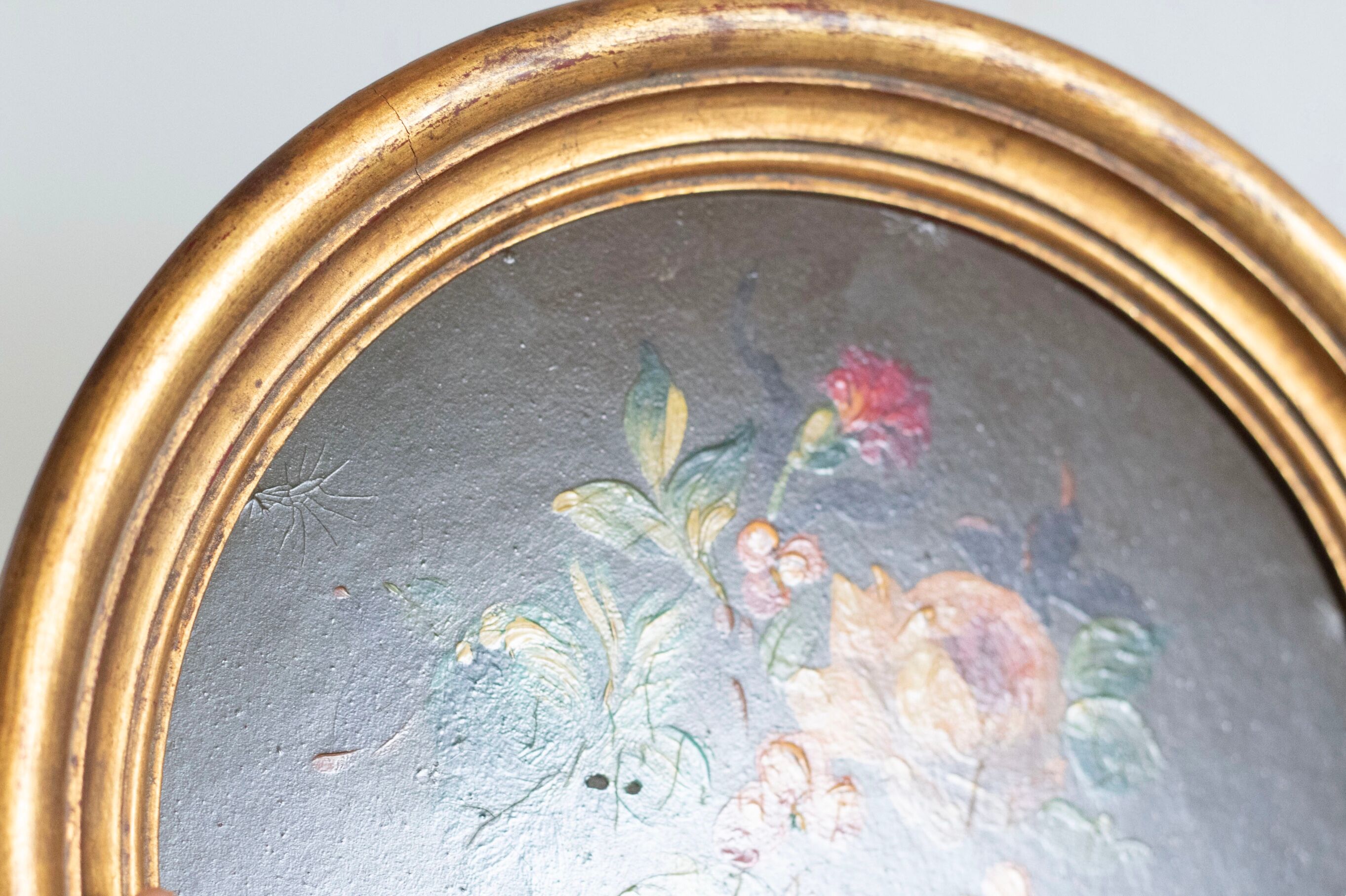 Lot de 3 tableaux bouquet de fleurs