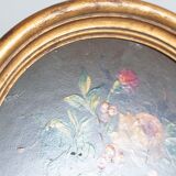 Set of 3 paintings bouquet of flowers