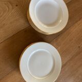 White Limoges plates
