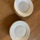 White Limoges plates