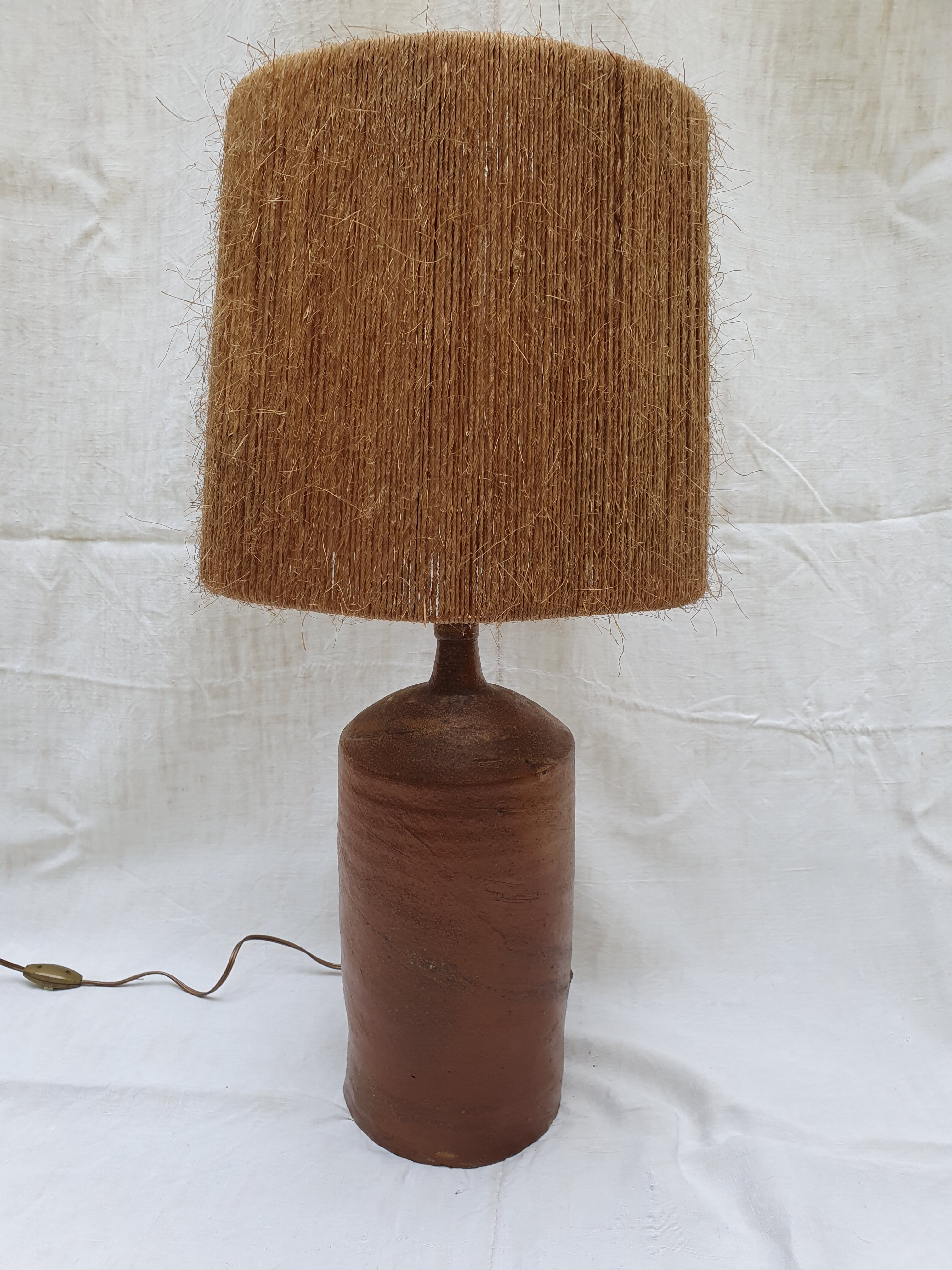 Stoneware lamp 60s