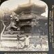 Old photography stereo, stereograph, luxury albumine 1903 Lama Temple, Beijing, China