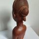Buste féminin africain en bois – XXᵉ siècle