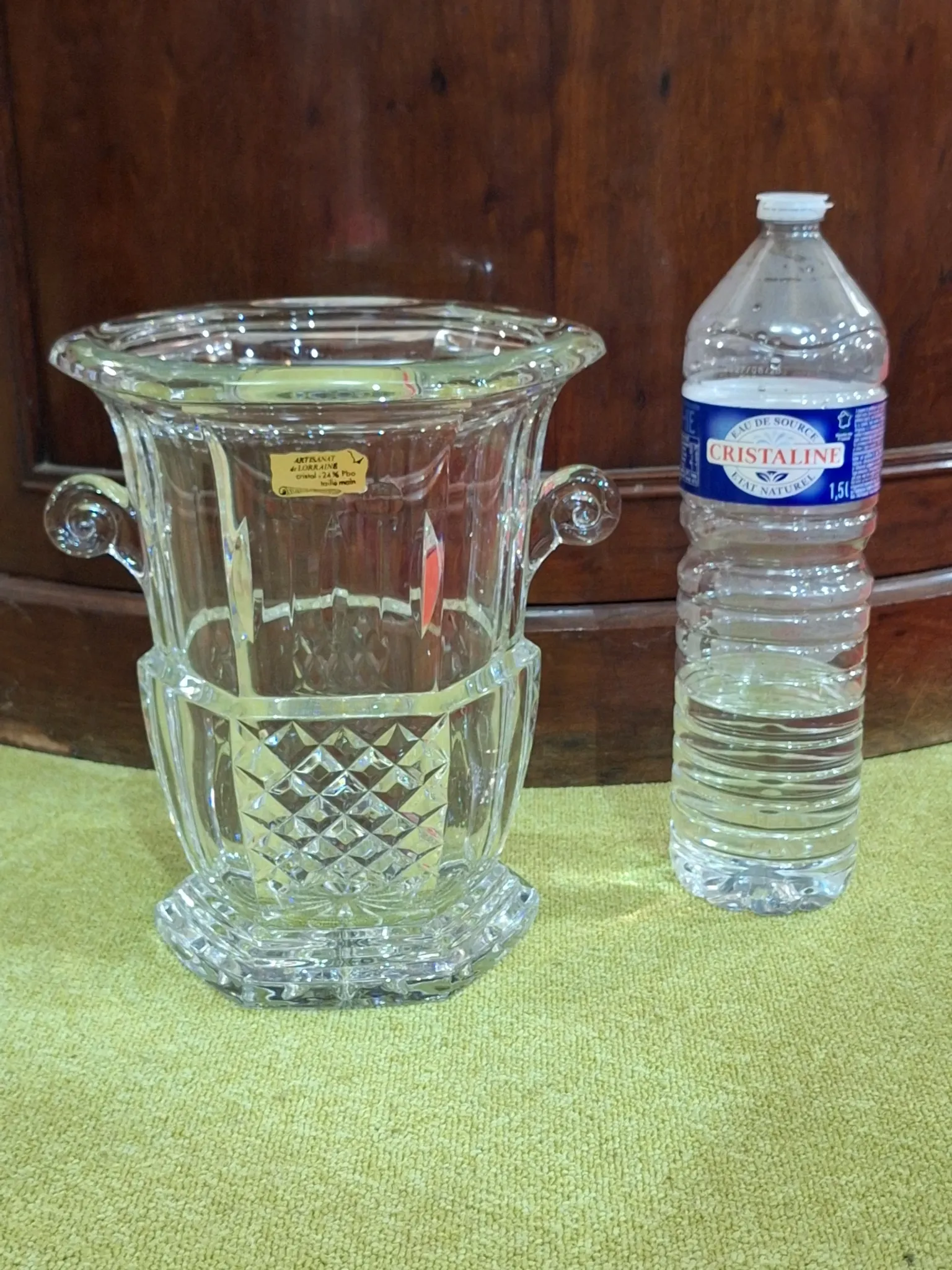 Crystal champagne bucket