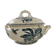 Soup pot in antique earthenware H.B/Choisy le roi