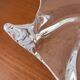Large Modern Crystal Glass Fruit Bowl from the Mid-Century by Art Vannes, France, 1960s