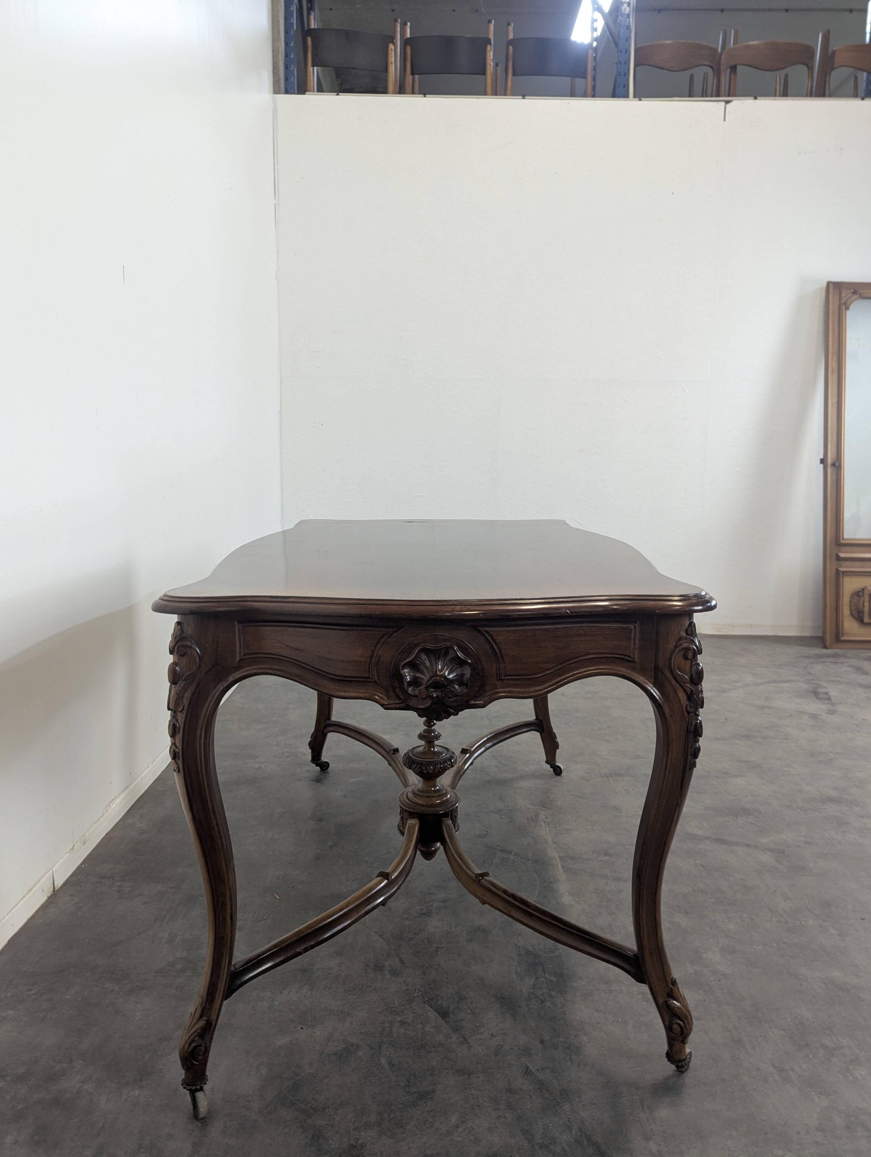 Napoleon III period rosewood center table