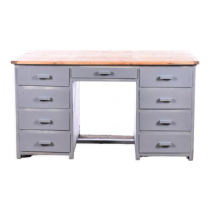 bureau gris industriel