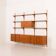 Hansen and Guldborg 3 bay teak wall unit, Denmark 1960s