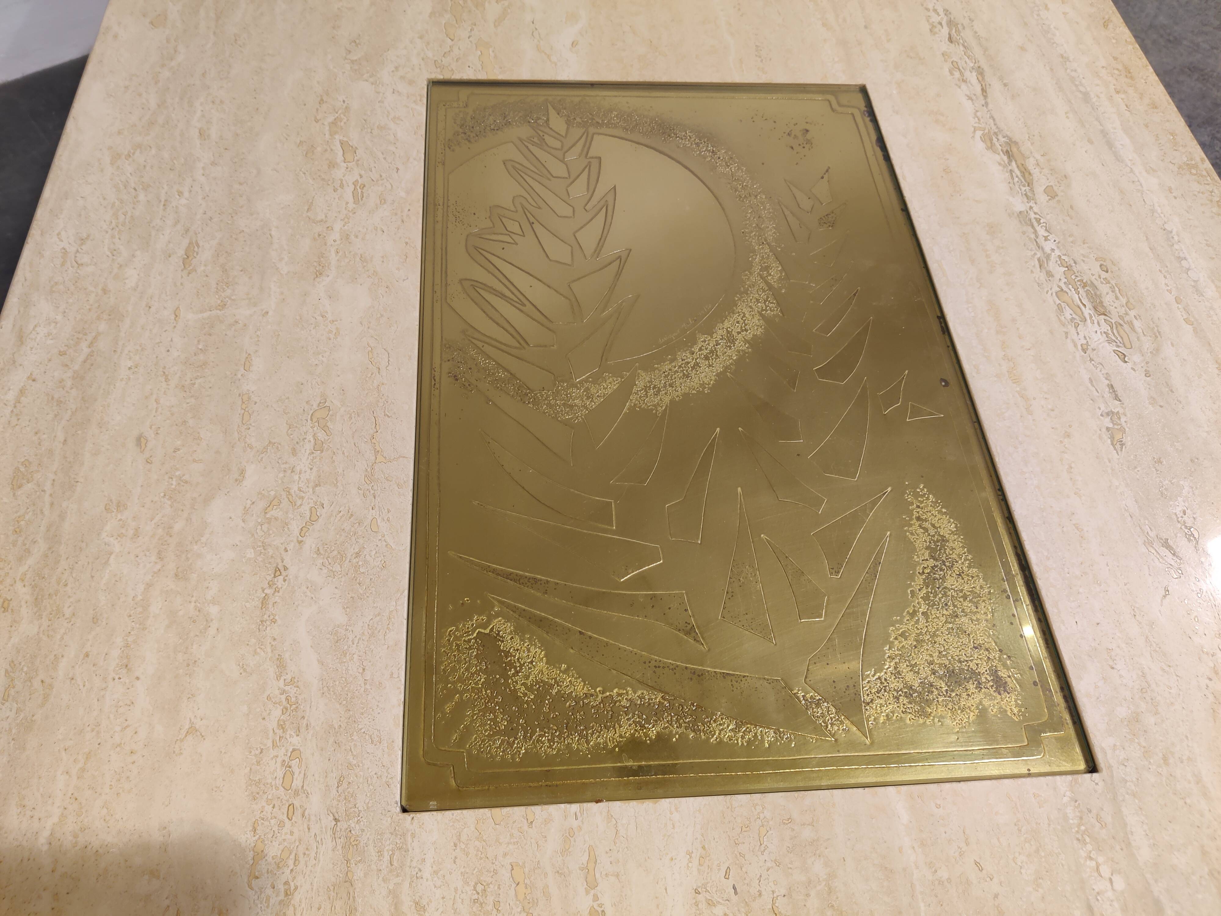 Vintage coffee table by Georges Mathias, 1970s