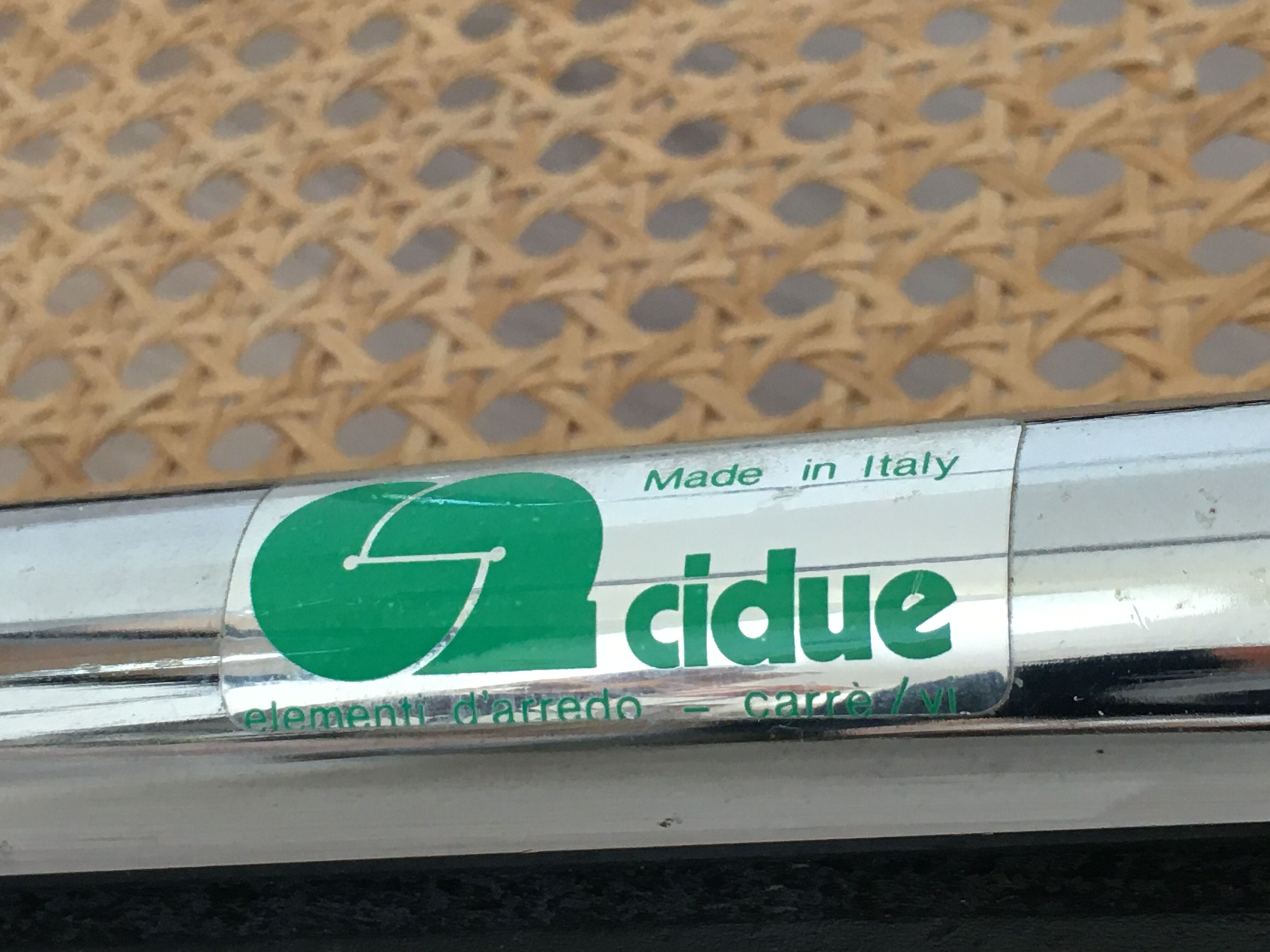 Pair Chairs Cesca B32 Marcel Breuer Cidue 70s