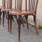 Set of 4 Baumann bistro chairs