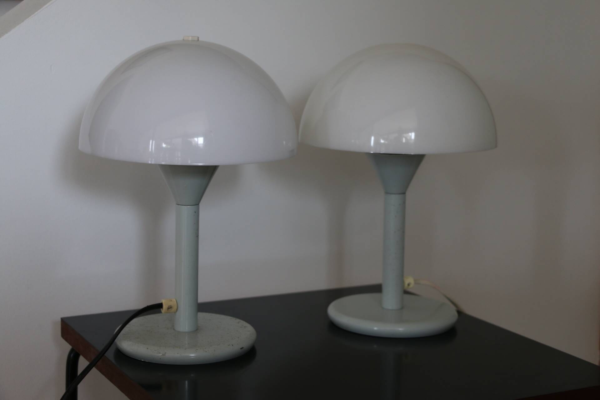 Paire de mini lampes champignon Aluminor