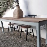 Painted wood farmhouse table