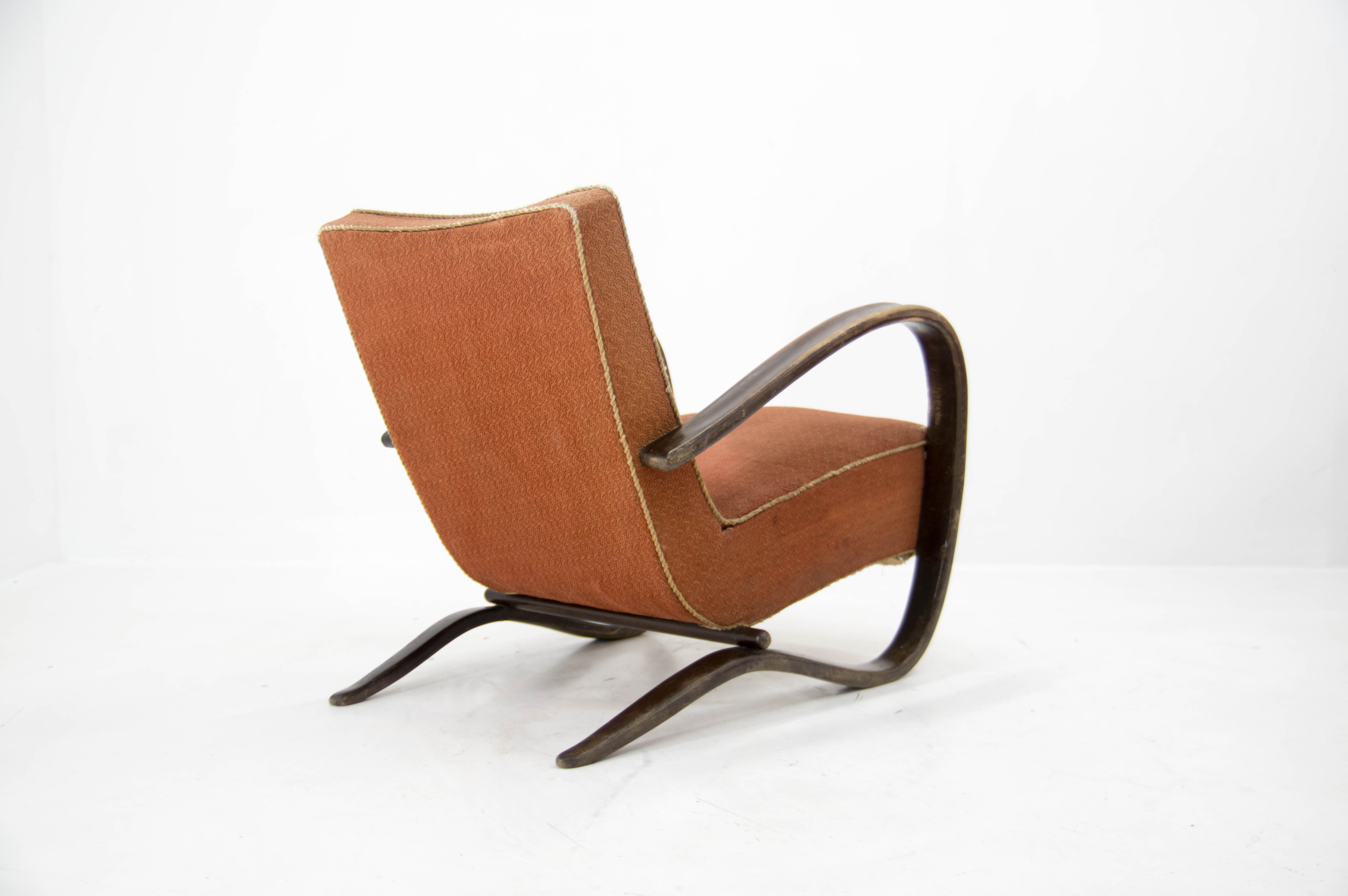 Armchair H 269 by Jindřich Halabala, 1940s