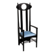 Charles Rennie Mackintosh high back chair Italy