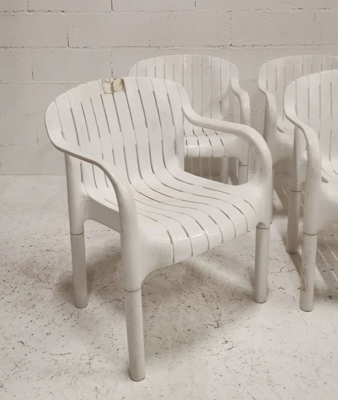 Ensemble de 4 fauteuils Dangari, Pierre Paulin