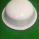 Light blue enamelled sheet metal basin