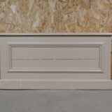 old solid wood bench chest