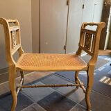 Caned bench "corridor" or piano.