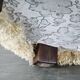 1930s Art Deco Wingback Armchair in Honey Skandilock Sheepskin