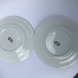 2 Gien 60/70 dessert plates