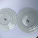 2 dessert plates from Gien, speaking from the 60s/70s.