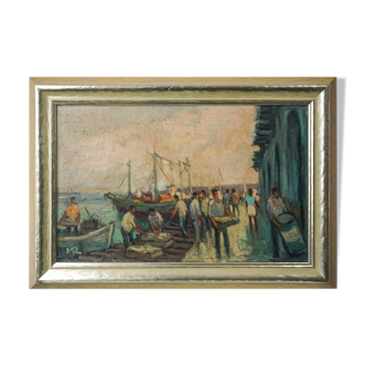Navigateurs au port d'Arenys - Josep Martinez Romero