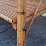 Rattan and split bamboo accent furniture