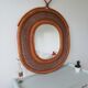 Rattan mirror 79x109cm