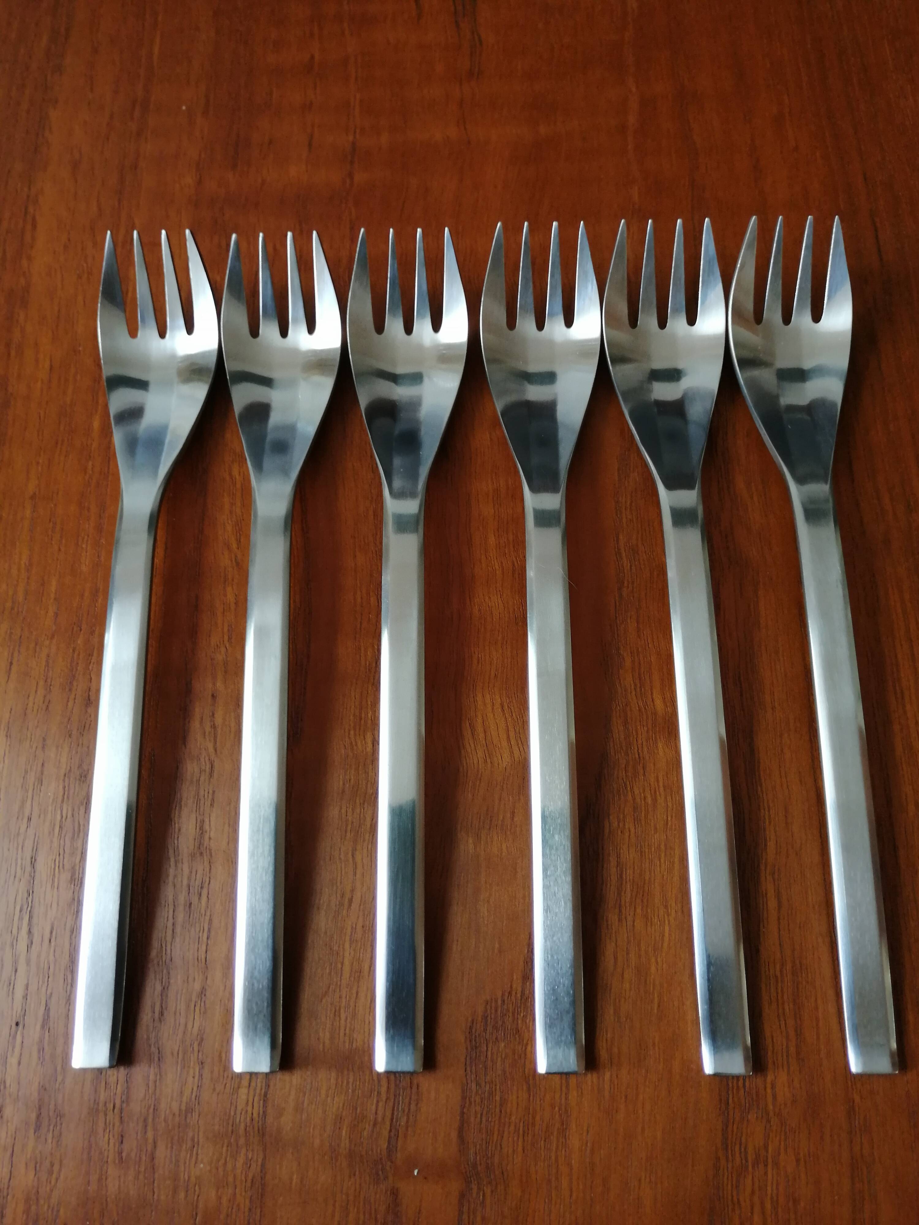 Kontur. Cutlery set 6 pers. Design Helmut Adler for Rosenthal 1954