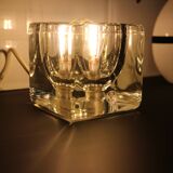 Ice Cube Glass Lamp by Putzler circa 1970