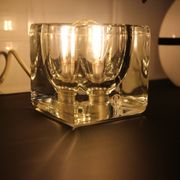Lampe en verre Ice Cube par Putzler circa 1970