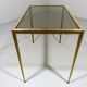 Set nesting tables in brass & glass by Deutsche Vereinigte Werkstätten