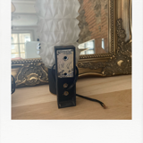 Pair of black and gold wall lamps  50