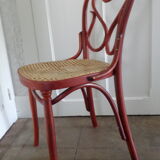 Coubated wooden chair