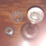 Set of two copper candlesticks from the early 20th century.